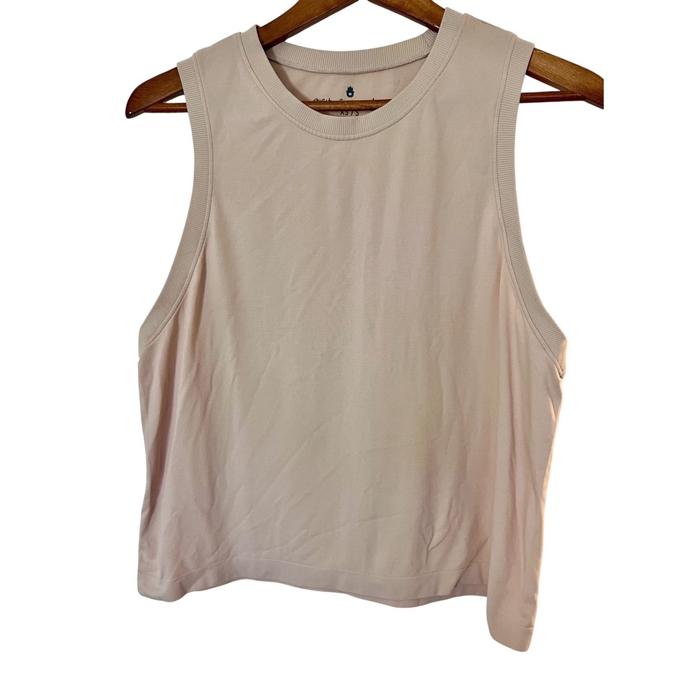 Spiritual Gangster Tank Top XS/S Beige Yoga Workout Muscle Sleeveless